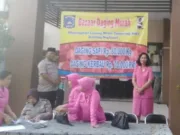 Kapolsek & Ketua Bhayangkari Ranting Neglasari Gelar Bazaar Daging Murah