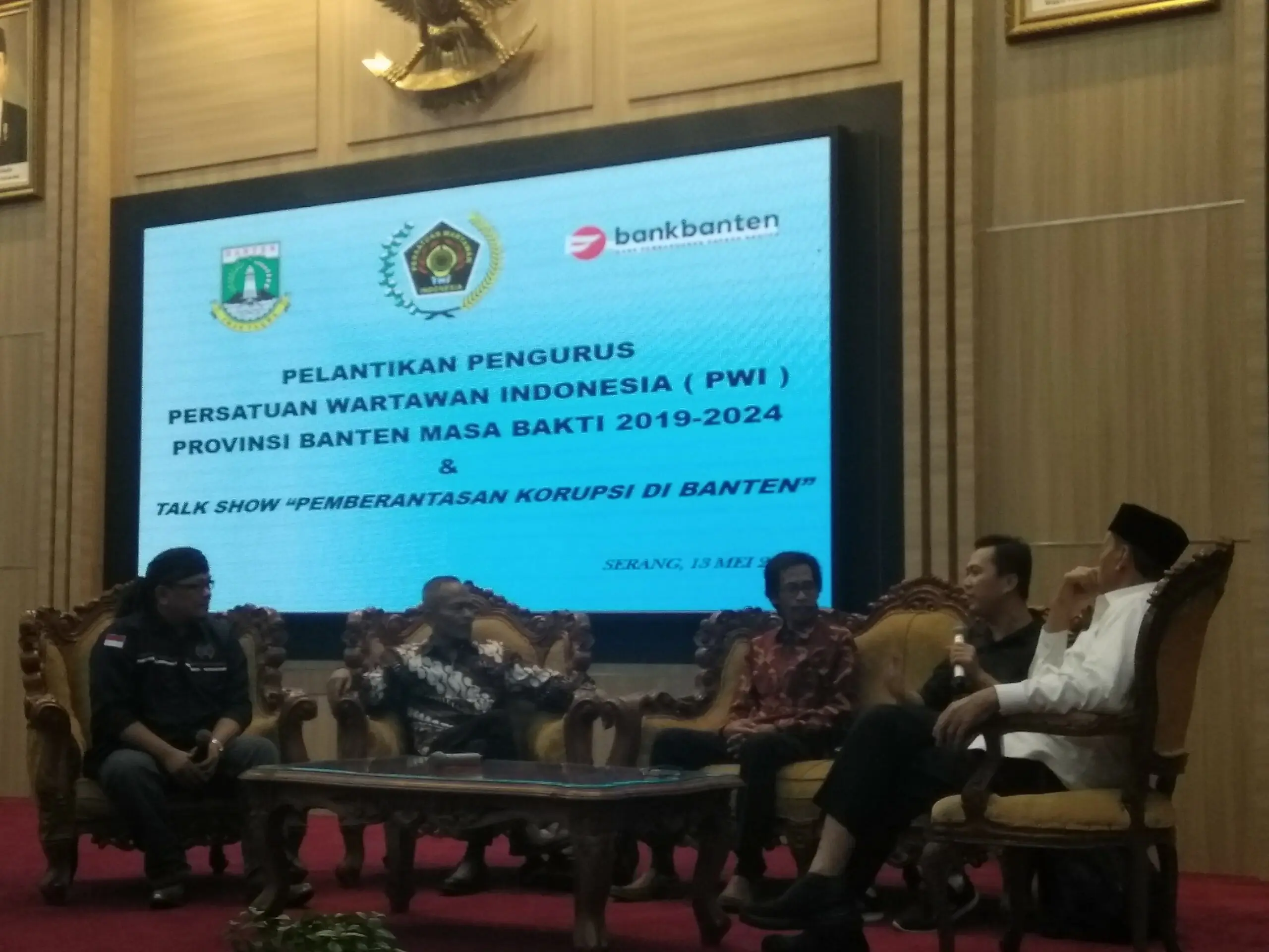 Ketua Umum PWI Pusat Resmi Lantik Pengurus PWI Banten Periode 2019-2024