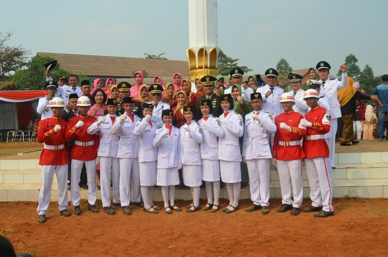 Unsur Muspika Neglasari Gelar Upacara Peringatan HUT RI Ke 74