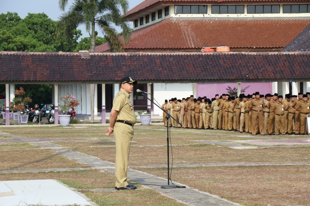 Ini lah Pesan Bupati Zaki Saat Apel Awal Bulan November