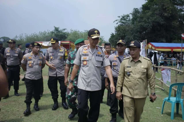 Wakapolda Banten Pastikan Tahap Pungut Suara dan Penghitungan Pilkades Berjalan Kondusif