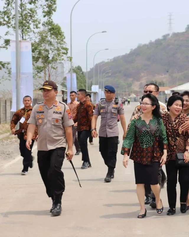 Kapolda Banten dan Pangdam III Siliwangi, Sambut Kunjungan Presiden RI di Cilegon