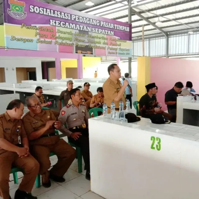 Ratusan Pedagang Serbu Pengundian Lapak, Di Pasar Tradisional Pelangi