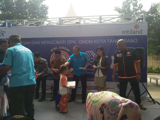 GMDM Bersama BNN Kota Tangerang Santuni Puluhan Anak Yatim Piatu