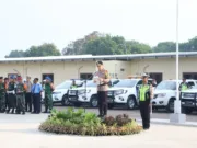 Jelang Nataru, Polresta Bandara Soetta Gelar Pasukan Gabungan