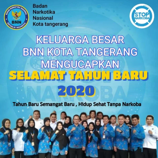 BNNK Tangerang : Tahun Baru Semangat Baru, Hidup Sehat Tanpa Narkoba