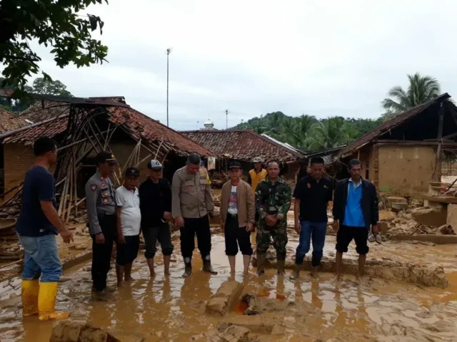 Kapolres Responsip Tangani Bencana di Lebak