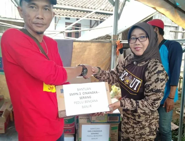 Pramuka Cinangka Peduli Banjir Lebak