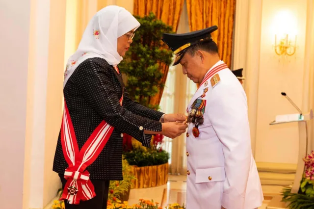 Presiden Singapura Anugerahkan Penghargaan Tertinggi "The Distinguished Service Order" Ke Mendagri Tito Karnavian