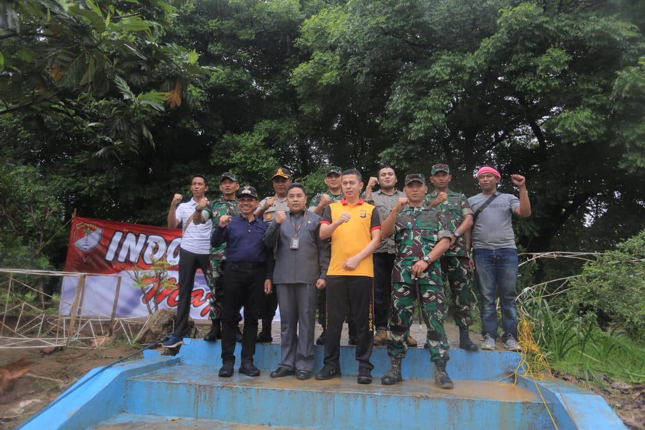 Sinergitas TNI-POLRI, Kapolresta Bandara Soetta Hadiri Grebek Cisadane