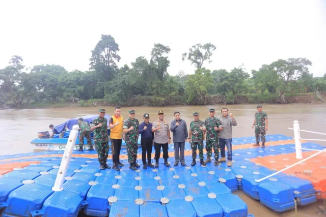 Sinergitas TNI-POLRI, Kapolresta Bandara Soetta Hadiri Grebek Cisadane