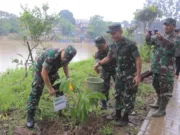 Penghijauan Bumi, Warnai Grebek Cisadane HUT Kodam Jaya ke 70 di Kota Tangerang