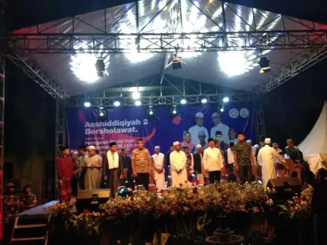 Hadiri Maulid Nabi di AsshidiQiah, Ini Pesan Kapolsek Batu ceper