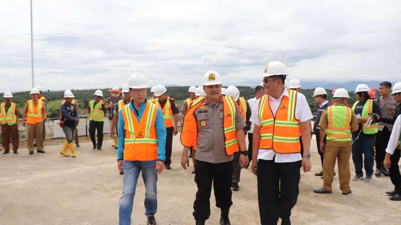 Jadi Objek Vital Nasional, Kapolda Banten Tinjau Langsung Pembangunan Waduk Karian Lebak