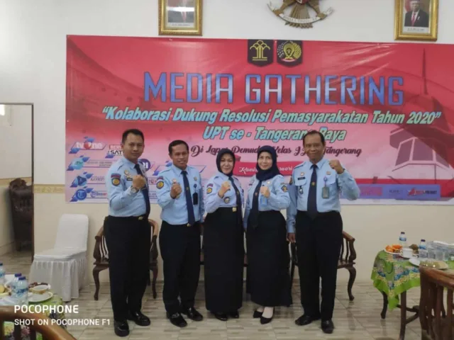 Lapas Pemuda kelas II Tangerang Adakan Media Gathering