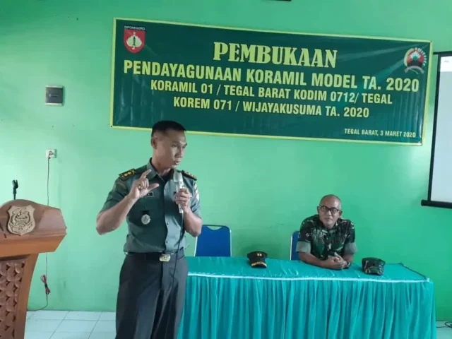 Tingkatkan SDM Apkowil, Korem 071/Wijayakusuma Gelar Pendayagunaan Koramil Model