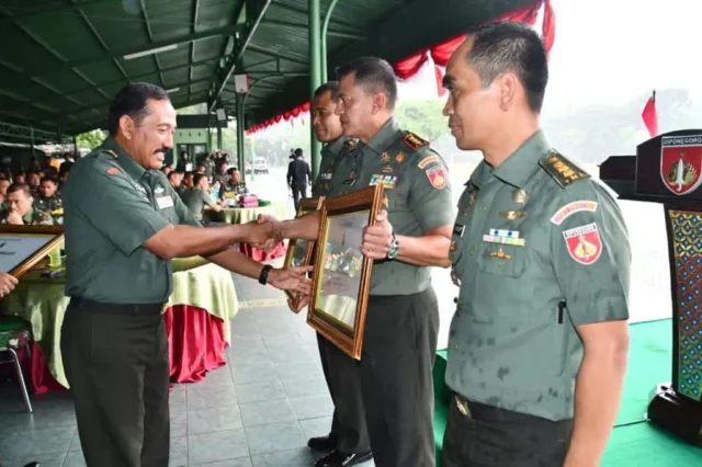 Danrem 071/Wijayakusuma Terima Penghargaan Satker Tingkat Kodam IV/Diponegoro