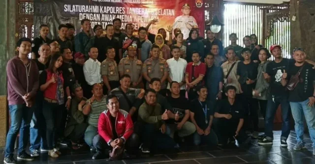 Jalin Silaturahmi, Kapolres Tangerang Selatan Tatap Muka Bersama Insan Pers