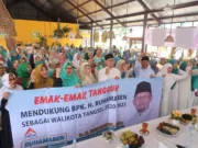 Emak-Emak Tangguh Kompak Dukung Ruhama Ben