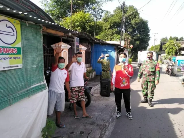 Kurangi Aktifitas di Luar, Warga Dihimbau Keluar Rumah Pakai Masker