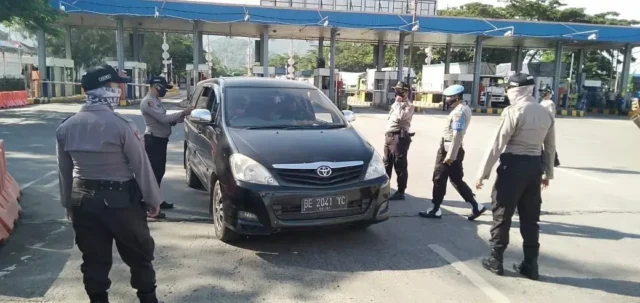 Polres Cilegon Perketat Check Point Di Pelabuhan Merak