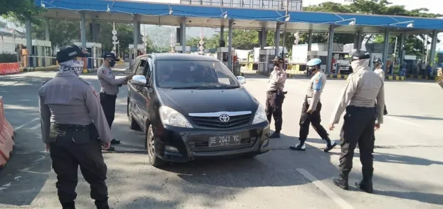 Polres Cilegon Perketat Check Point Di Pelabuhan Merak