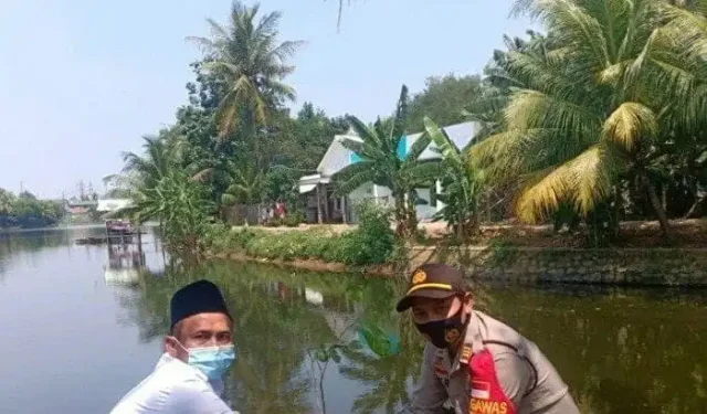 Kapolsek Pasar Kemis Hadiri Groundbreaking Destinasi Wisata Baru di Sukaharja