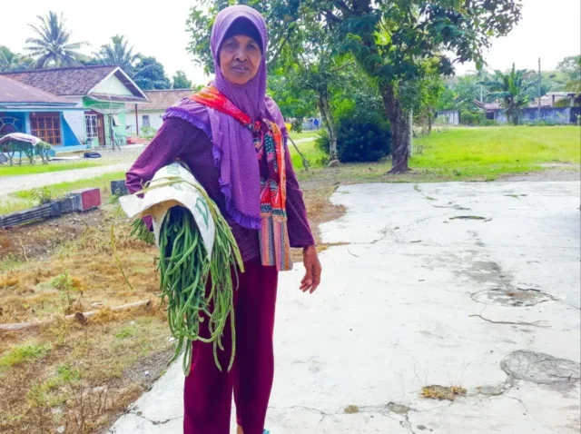 Melihat Gigihnya Nenek Karminah, Jualan Sayur di Masa Pandemi