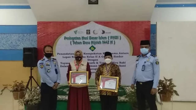 Kalapas Narkotika kelas IIA Gunung Sindur, Apresiasi Yayasan Dompet Dhuafa dan Yayasan Nirunabi Foundation