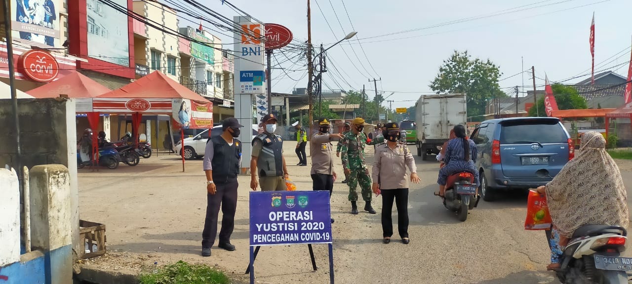 Sembilan Orang Terjaring Razia Oprasi Yustisi di Tangerang