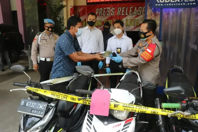 Polresta Tangerang Bekuk Residivis Sindikat Curanmor