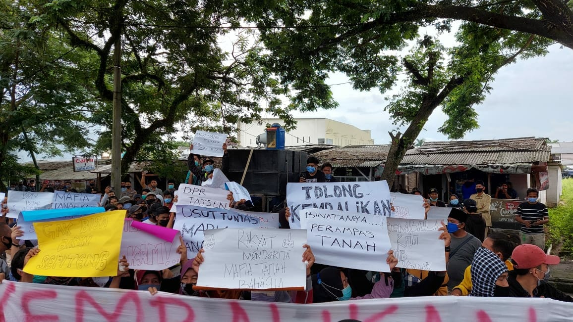 Tagih Janji, Warga Tangerang Utara Kembali Geruduk Kantor ATR/BPN