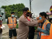 Gencar Operasi Yustisi, Kaposlek Curug Berikan Himbauan Pentingnya 3M