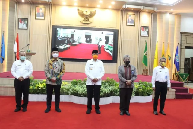 Wakil Bupati Tangerang H. Mad Romli Menghadiri Pengukuan Kepala Perwakilan BPKP Provinsi Banten