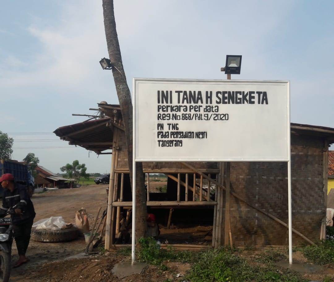 Tanah Diserobot Hingga Plang Misterius, Warga Tangerang Menjerit ke Jokowi