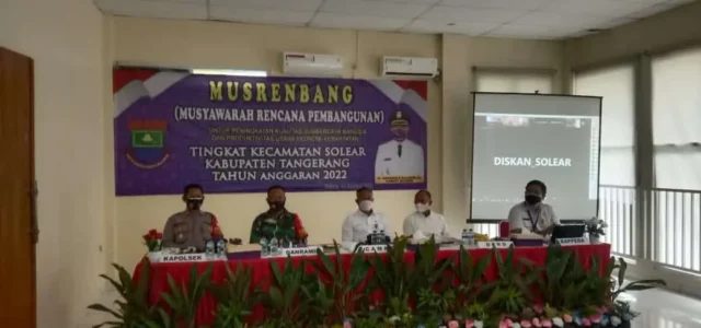 Musrenbang 2021, Camat : Skala Prioritas Produktivitas Usaha Ekonomi Kerakyatan