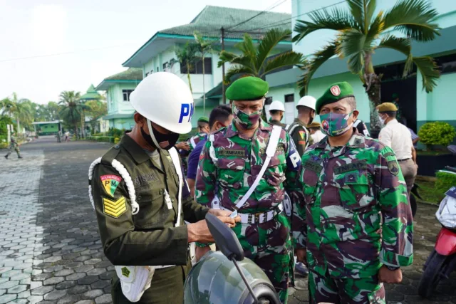 Korem 071/Wijayakusuma di Gaktib Denpom IV/1 Purwokerto