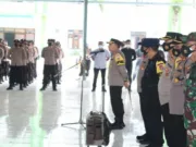 Polda Banten Gelar Apel Gabungan Pam RI 2 di Tanara Kab. Serang