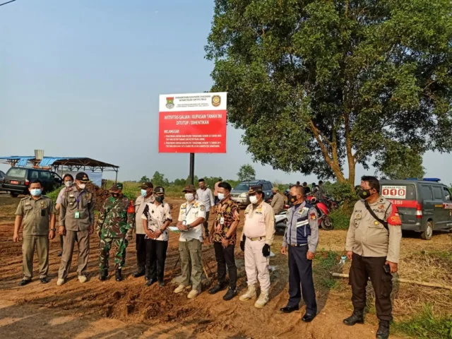 Satpol PP Kabupaten Tangerang, Tutup Galian Tanah di Bantar Panjang