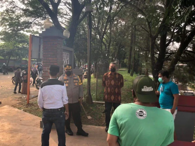 Kapolres dan Walikota Tangsel Bubarkan Pengunjung Wisata Jaletreng