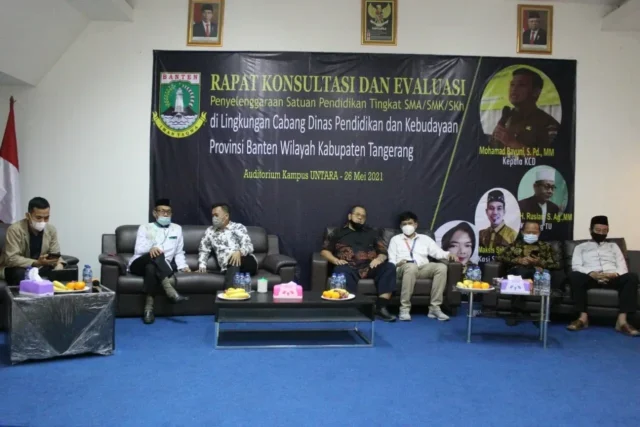 Fasilitasi Rapat Konsultasi dan Evaluasi, Rektor UNTARA : Kita Berikan Kesempatan Masyarakat Untuk Kuliah