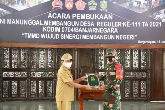 TMMD Reguler Ke-111 Kodim Banjarnegara Dimulai