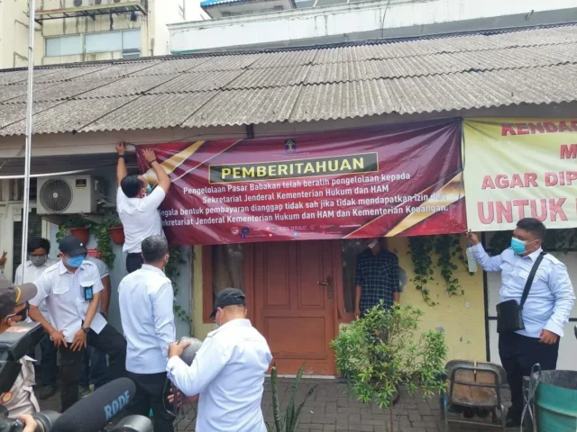 Kemenkumham Ambil Alih Pengelolaan Pasar Babakan Kota Tangerang