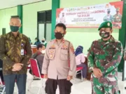 Semarak HUT Bhayangkara ke-75, Polsek Cisoka Bersama Muspika Melaksanakan Vaksin Gratis