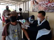 Sukseskan Program Pemerintah, Satlantas Polresta Tangerang Gelar Vaksinasi bagi Pemohon SIM