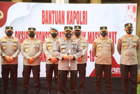 Bantu Warga Yang Terpapar Covid-19, Kapolri Luncurkan Bantuan 1.000 Oksigen Konsentrator