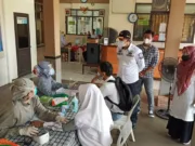 Pelajar SMAN 1 Kabupaten Tangerang Antusias Ikuti Vaksin Covid-19