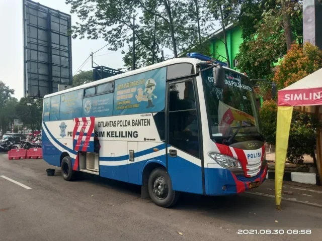 Ingin Perpanjang SIM Hari Ini, Berikut Lokasi SIM Keliling Polda Banten