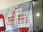 Hari Olahraga Nasional : Koni Kabupaten Tangerang Gelar Donor Darah