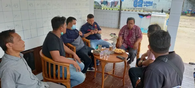 Kanit Intelkam Polsek Panongan Monitoring Situasi Pasca Pungutan Suara di Desa Ranca Kelapa